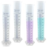 Nexboraque 4 Pack 1000ml Plastic Graduated