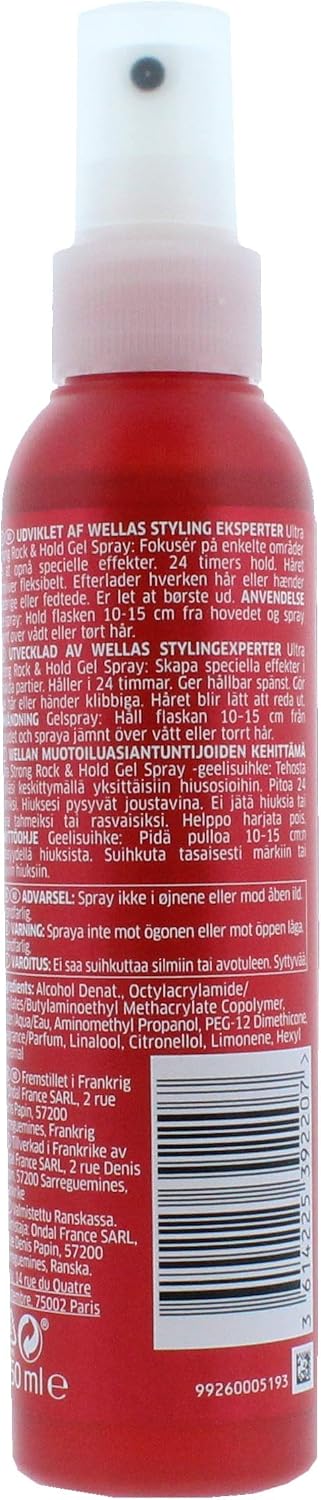 WELLA Shockwaves 150 ml Gel Spray Ultra Strong Power Hold, 150 ml (Pack of 1) - Image 3