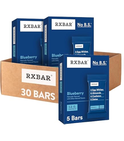 Amazon.com : RXBAR Protein Bars, 12g Protein, Gluten Free Snacks, Chocolate  Sea Salt (6 Boxes, 30 Bars) : Health & Household