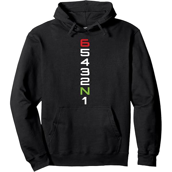 Amazon.com: Motorcycle hoodie 1N23456 gear shift understand