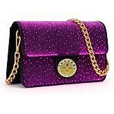 QKY LED Bags Crossbody Purse Evening Bag Light Up Purse 7 Colors Evening Clutch