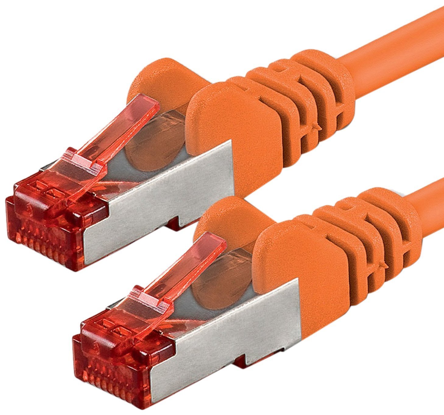 1aTTack.de 1x 3 meter - Cat 6 network cable patch cable Cat6 RJ45 SFTP - orange