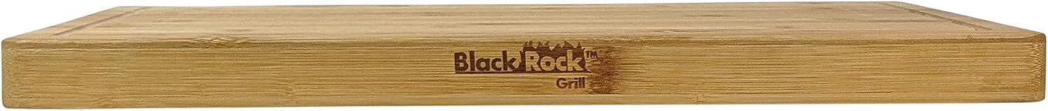 Black Rock Grill Large Bamboo Wooden Serving board, Chopping board, 44cm x 27cm x 3cm / 17.3" x 10.3" x 1.1", Large Steak Board - Image 5