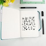 ISLAND A5 Squared Notebook 120gsm 180 Pages Hardback Grid view 4