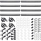 Barrina Plant Grow Lights, 5000K Full Spectrum Daylight White, T5 LED Grow Light Strips, 1ft Growing Lamp with Magnetic Bar,