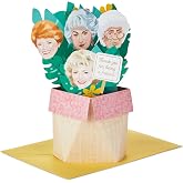 Hallmark Golden Girls Pop Up Card (Thank You for Being a Friend) | Paper Wonder Shoebox Collection, For Birthday, Just Because, Coordinating Envelope Included, Measures 5.75" X 8.31"