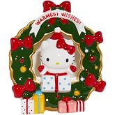 Blue Sky Clayworks Hello Kitty Wreath Tealight Holder, 5.75-inches Height, Home Decor Accessories