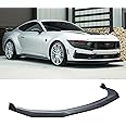 AUTRAGO Front Bumper Lip Splitter For 2024-2025 Ford Mustang Dark Horse 3PCS. (Carbon Fiber Look)