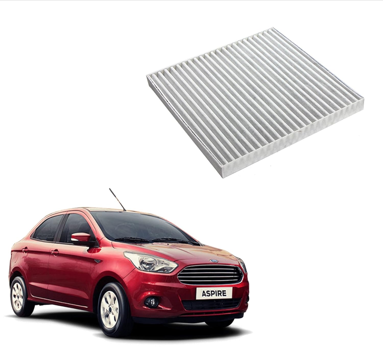 Cabin Air Filter for Ford Figo Aspire 2015-2018 Diesel 1.5L Set of 1