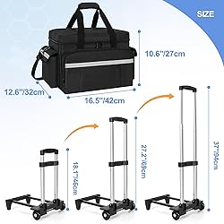 Trunab Medical Bag on Wheels with Detachable