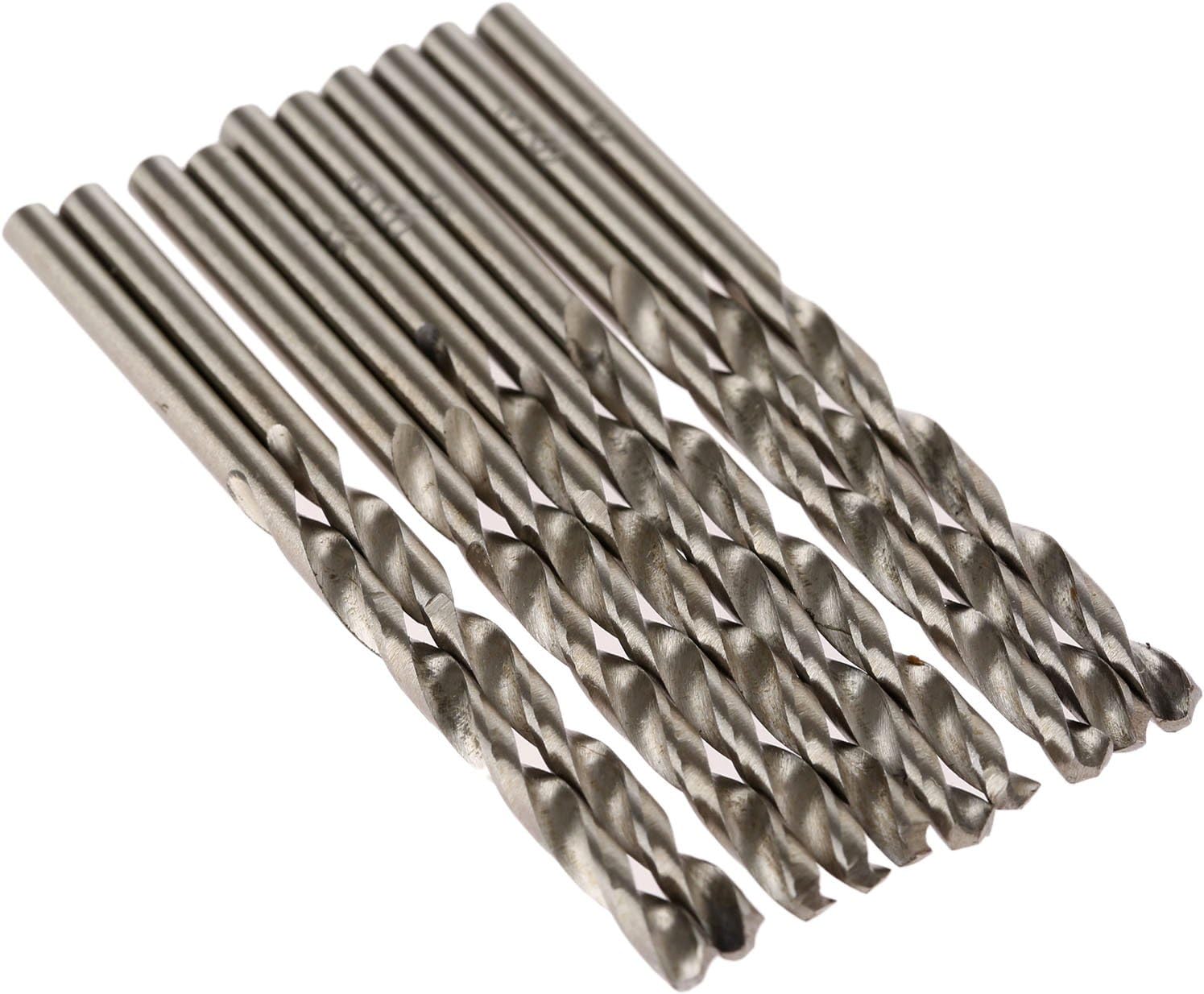 Mtsooning 10-Piece 3mm HSS Twist Drill Bits, Titanium Coated, Straight Shank for Wood Plastic, Metal - Image 4