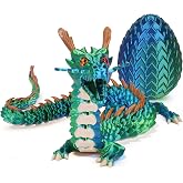 17.8-inch 3D Printed Dragon Eggs | Fidget Toys for Kids &amp; Adults, Home Office Desk Decor