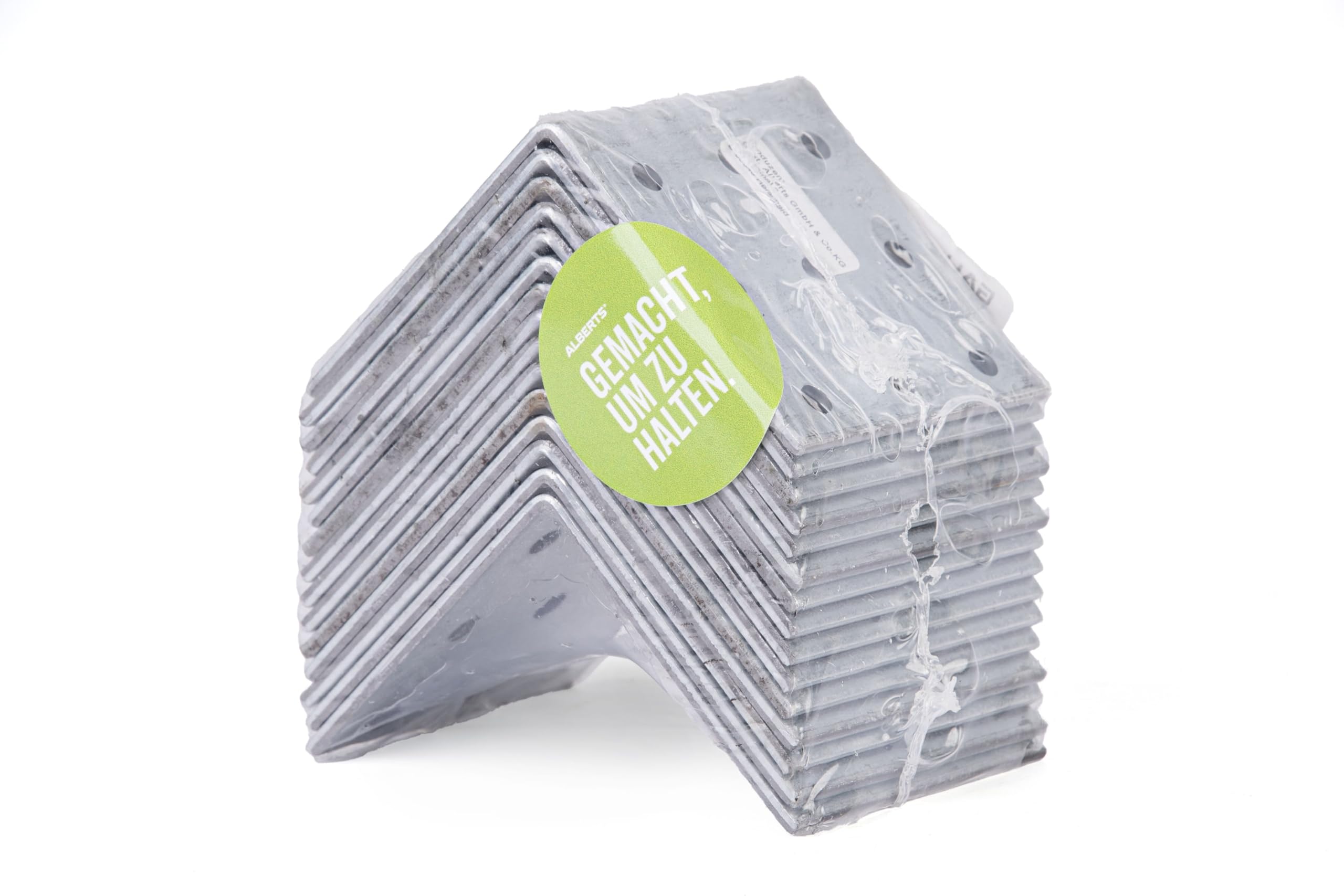 Perforated Plate Angle Bulk Pack Sendzimir-Galvanised 60 x 60 x 60 mm / 15 STK.