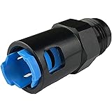 Amazon Com Edelbrock Efi Adapter Fitting 8 An Male To 3 8 Sae Quick Disconnect Female Screw Type Blk Anodized Finish Automotive