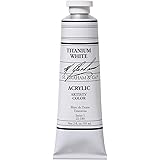 M. Graham 2-Ounce Tube Acrylic Paint, Titanium White