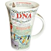 Dunoon Glencoe Fine China Educational DNA Mug Cup 500ml 16.9 fl oz