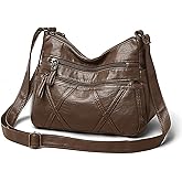 Gladdon Small Crossbody Bags for Women Leather Shoulder Purses Vegan Womens Cross body Bag Lightweight | Small, Leather, Vegan, Womens, Lightweight
