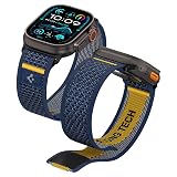 Spigen for Apple Watch Band, Athlex Air Compatible with Ultra 3/2/1 49mm, Series 11/10 46mm, 9/8/7 45mm, SE3/SE2/SE/6/5/4 44mm, 3/2/1 42mm - Active Navy