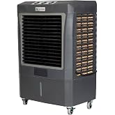 Hessaire MC37M Indoor or Outdoor Portable Oscillating Evaporative Swamp Air Cooler for 950 Square Feet of Space with Water Reservoir