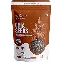 Neuherbs Raw Unroasted Chia Seeds with Omega 3 and Fiber for Weight Loss - 200 Gram