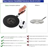 ComwithSafe Induction Adapter 20cm with Removable Insulation Handle view 5