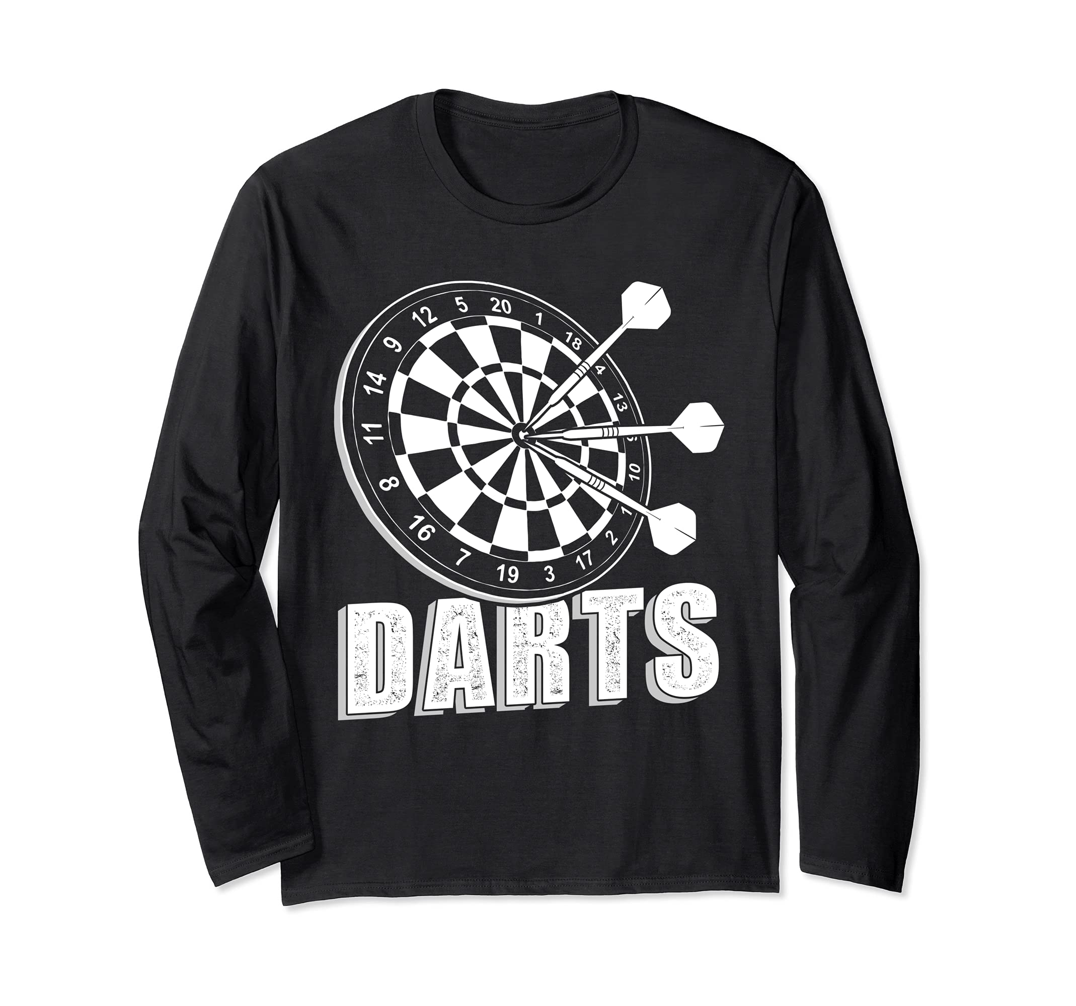 Dartboard darts dartsplayer Long Sleeve T-Shirt