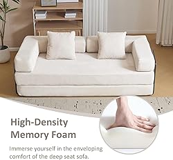 Convertible Sleeper Sofa Bed, Compression Folding