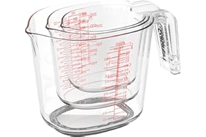 Cuisinart 3-Piece Nesting Liquid Measuring Cups, Includes 1, 2, and 4 Cup (CTG-00-3MCC)