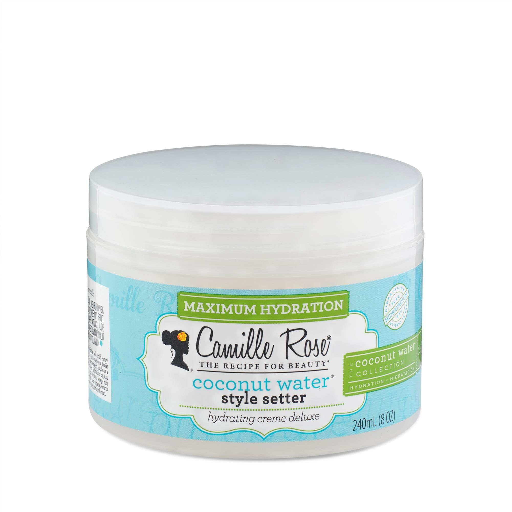 Camille Rose Coconut Water Hair Style Setter, Hydrate and Style, 240 ml (Pack of 1)