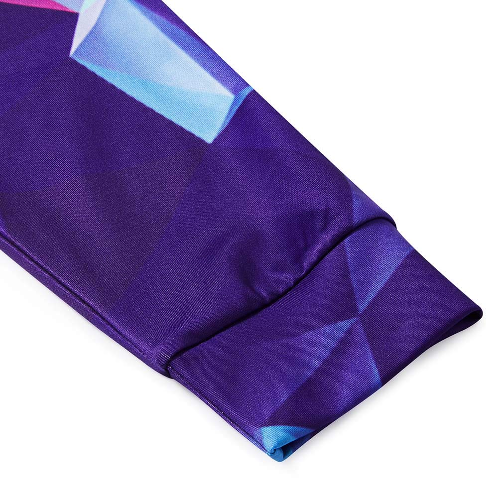 Bfustyle 3D Geometrie Gedruckt Slim Fit Langarm Hoodie Kleid Mit Kapuze Tunika Kleid Für Frauen Damen Teen Mädchen M