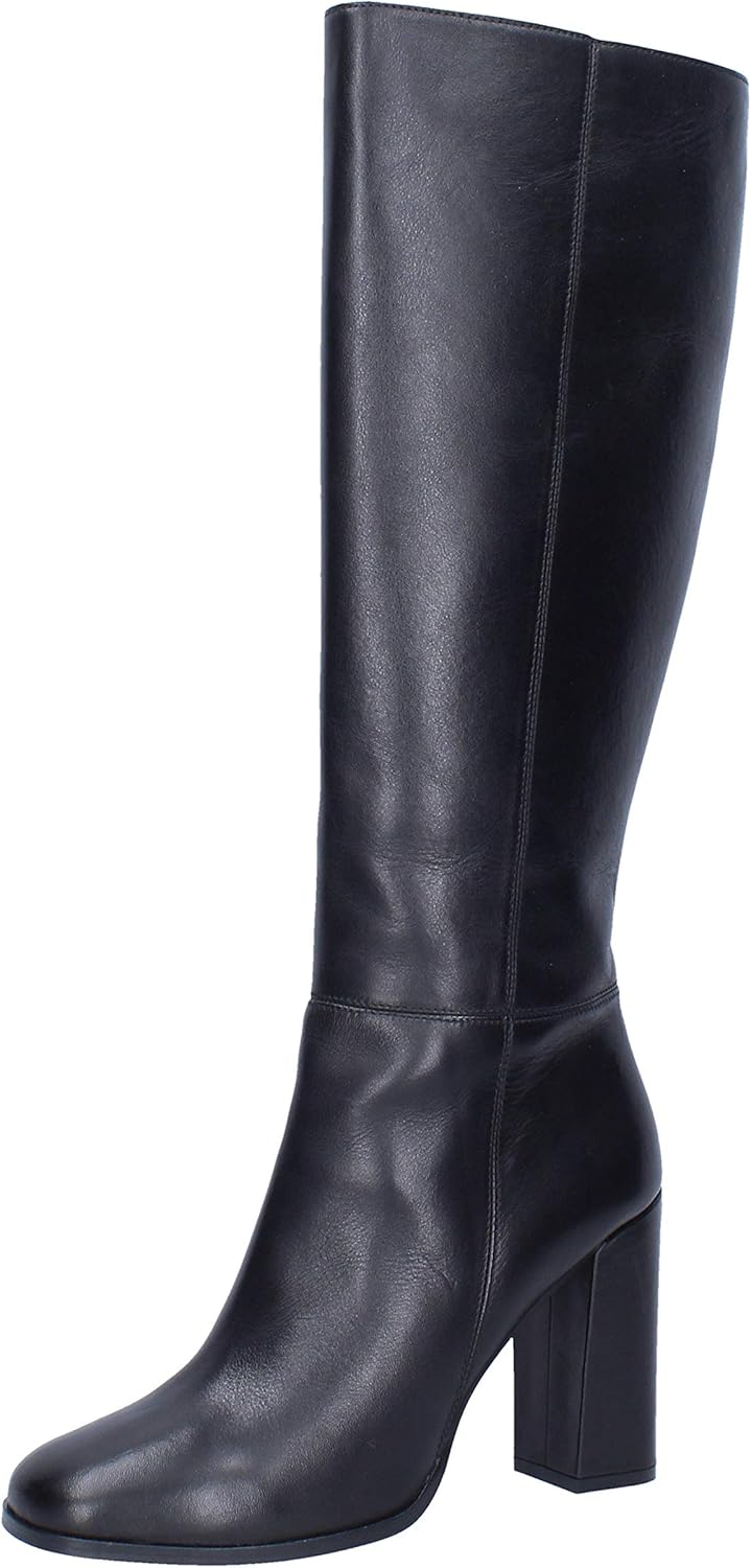 CARMENS women Leather Black boots 7 UK: Amazon.co.uk: Shoes & Bags