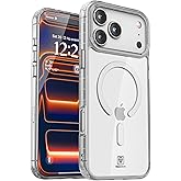 Parachute Clear Cover for iPhone 17 Pro Case 6.3" with Magnetic Strip (Compatible with MagSafe) – Slim Transparent Shock-Absorbent, Anti-Yellow, Camera Guard, Bumper, Wireless-Charging -Crystal Clear