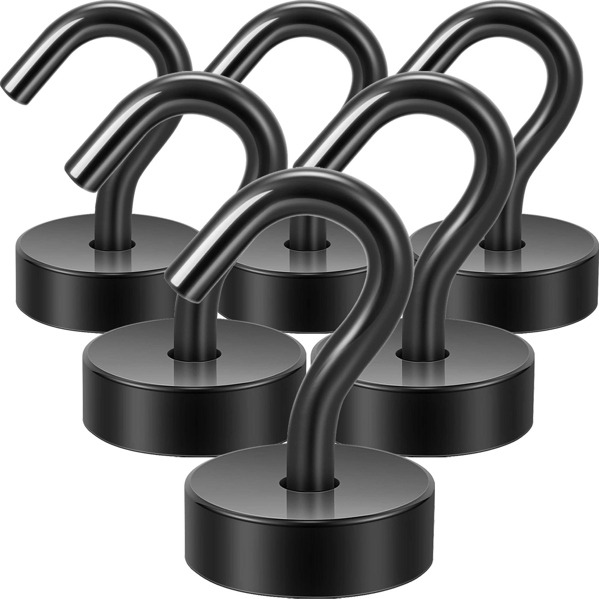 Photo 1 of Neosmuk Magnetic Hooks, Cruise Ship Essentials, 30lb+ Heavy Duty Magnetic Hooks for Cruise Cabins, Refrigerator, Grill, Hanging, and Travel | Extra Strong Must-Haves Magnet Hook,Black