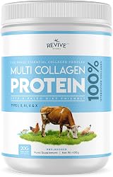 Revive Naturals Multi Collagen Protein Powder 400g Types I II III V X view 1