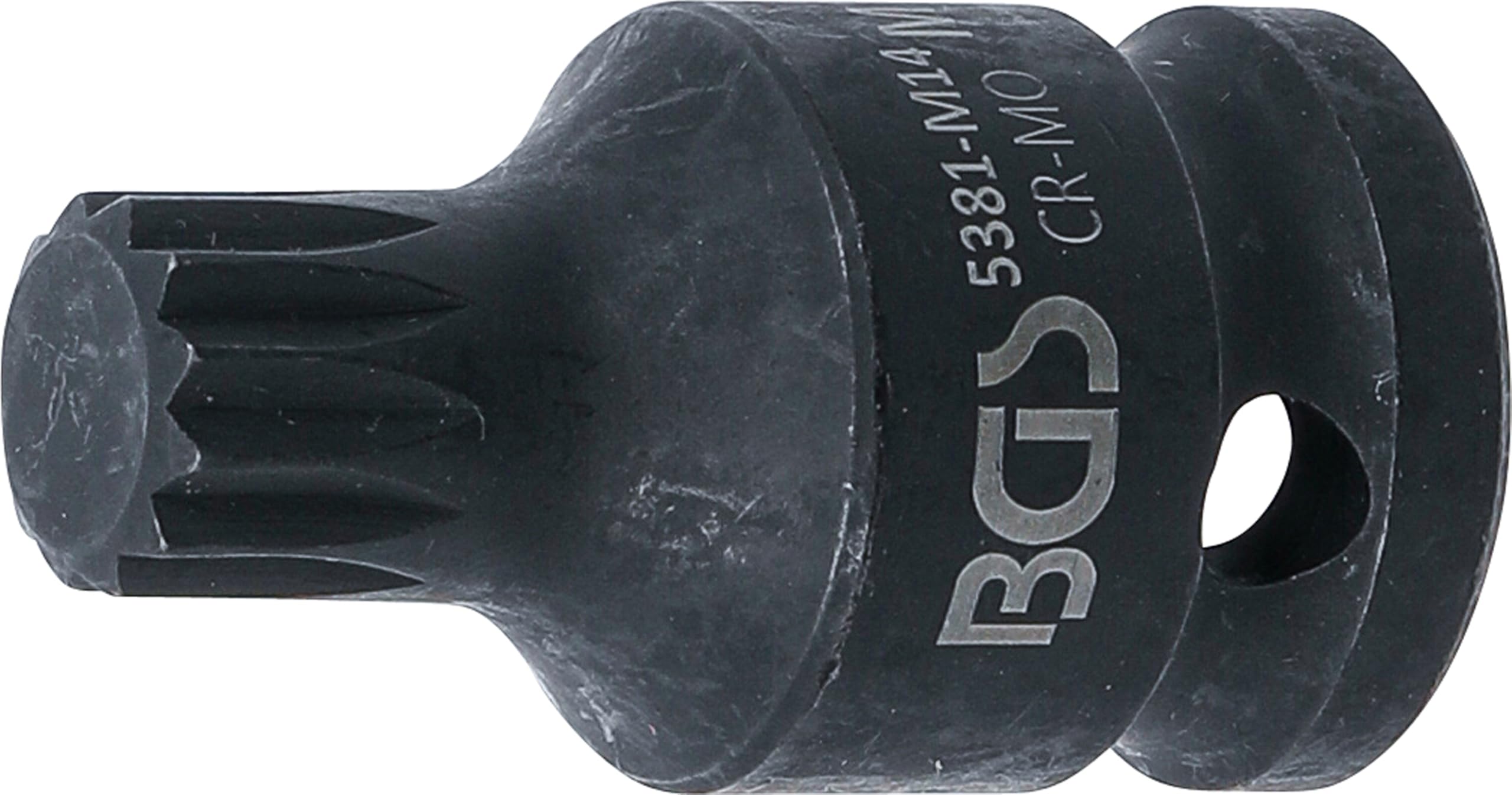BGS 5381-M14 | Impact Bit Socket | length 43 mm | 12.5 mm (1/2") Drive | Spline (for XZN) M14