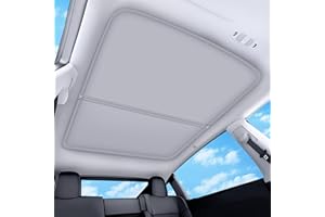 QINQINTU for Model Y Sunshade Roof Heat Insulation Glass Roof Sun Shade for Tesla Model Y Accessories 2020-2024