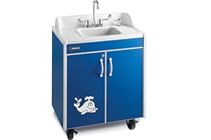 OZARK RIVER PORTABLE SINKS Ozark River Lil Splasher Child Height Self Contained Portable Hot Water Hand Wash Sink NSF Certified