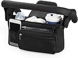 Momcozy Baby Pushchair Organizer with 2 Insulated Cup Holders Adjustable Strap