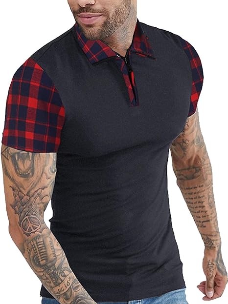 slim fit polyester polo shirts