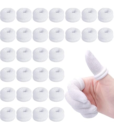 Lot De 14 Protège-Doigts En Silicone Transparent – Protection Anti-Blessures, Ampoules, Arthrite – Flexible Et Respirant