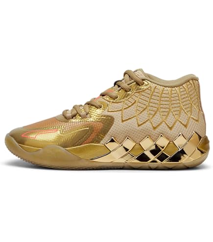 Puma Melo 1 of 1 シューズ 7.5 ゴールド Amazon.com | PUMA Mens X Lamelo Ball Mb.01 Golden Child Basketball