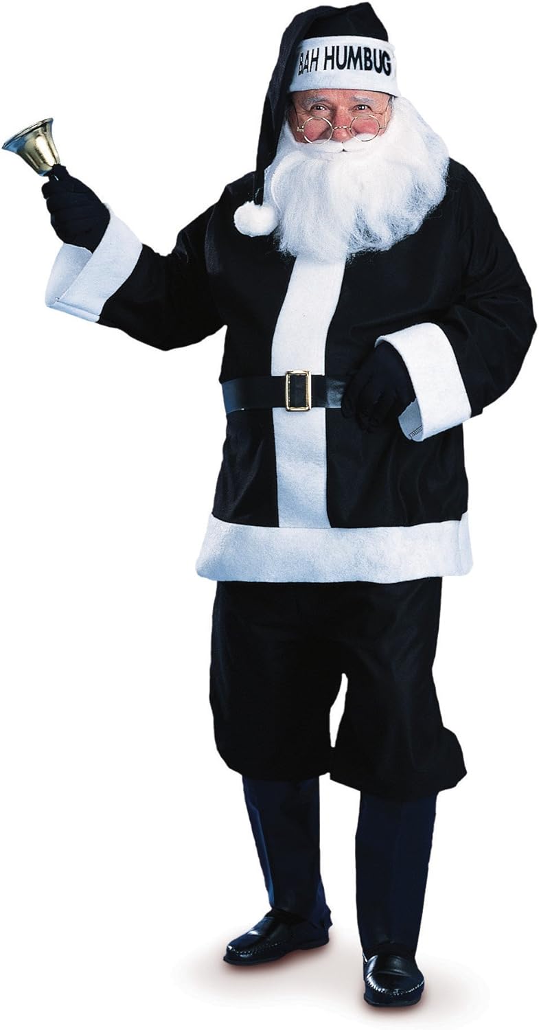 black and white santa costume