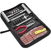TSUGAMI Car Tire Repair Kit, Heavy Duty Tire Plug Kit to Fix Punctures, Car Emergency Tool Accessories, Universal Plug Flats