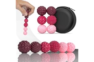 FZChenrry Magnetic Fidget Balls Toys, Silicone Sensory Stress Relief Toy for Adults,Teens with Autism, Anxiety, ADHD, Fidget Magnets & Magnetic Toy Fun Gift