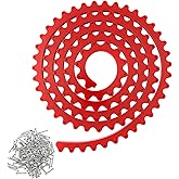 Frienda 78" Router Edge Guide Templates Kit Flexible Curve Ruler Guide for Woodworking with 150 Self-tapping Screws Adjustable Plastic Template for Router Precision Trimming Precise Thread Border, Red
