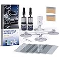 NASILOOP Windshield Repair kit, Quick and Efficiency Glass Repair Fluid, Car Windshield Crack Repair Resin Kit for Fixing Chips, Bulls-Eye, Cracks and Star-Shape Cack-2 Pack