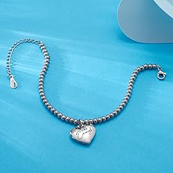 VIMIEW I Am Enough Heart Bracelet Adjustable Beads