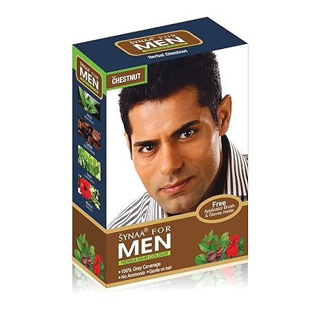 Buy Synaa Hair Color For Men Chestnut 48g Online At Low Prices