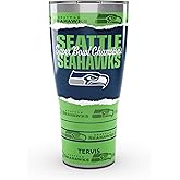 Tervis Traveler NFL® Seattle Seahawks - Super Bowl LX Champions Made in USA Double Walled Insulated Tumbler Travel Cup Keeps Drinks Cold & Hot,