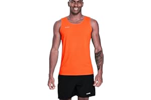 TLRUN Men's Running Tank Top Ultra Lightweight Marathon Singlet Shirts Dry Fit Workout Sleeveless T-Shirt
